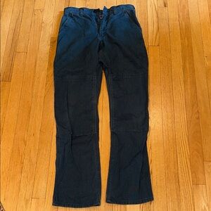 Patagonia Hemp Canvas Double Knee All Season Blue Pants